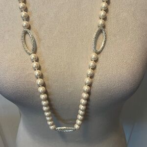 Liz &Co 32”pearl necklace